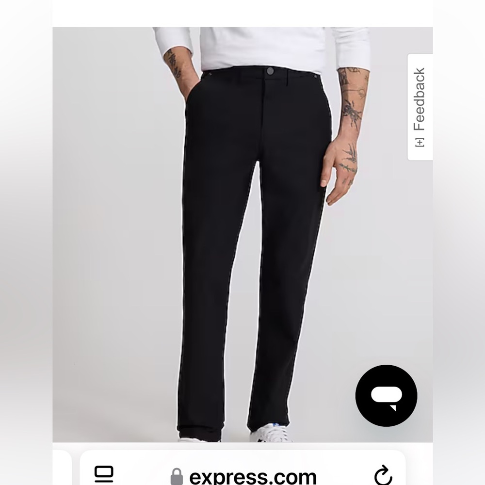 Men’s Express dress pants size 30waist 32inseam like new